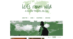 Desktop Screenshot of letsroamwild.com